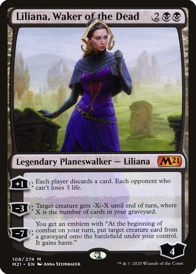 Liliana, Waker of the Dead [Core Set 2021] | Kessel Run Games Inc. 