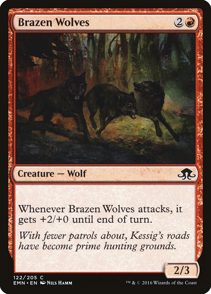 Brazen Wolves [Eldritch Moon] | Kessel Run Games Inc. 