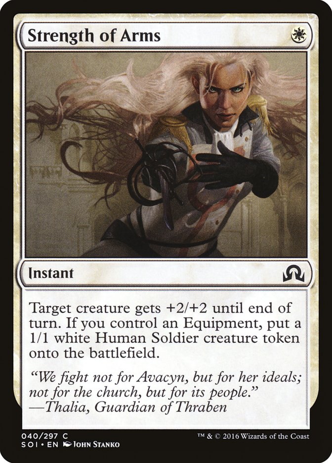 Strength of Arms [Shadows over Innistrad] | Kessel Run Games Inc. 