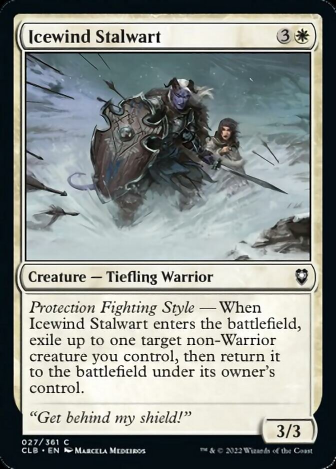 Icewind Stalwart [Commander Legends: Battle for Baldur's Gate] | Kessel Run Games Inc. 