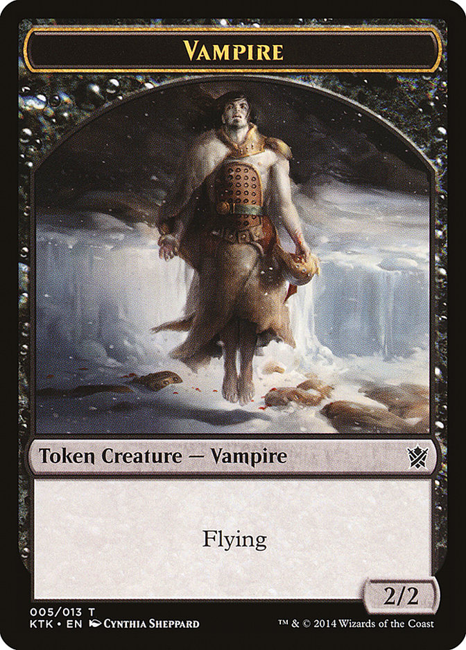 Vampire Token [Khans of Tarkir Tokens] | Kessel Run Games Inc. 