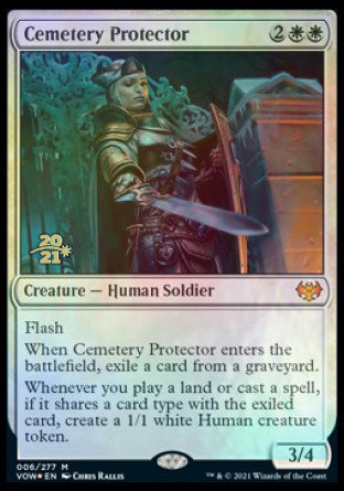 Cemetery Protector [Innistrad: Crimson Vow Prerelease Promos] | Kessel Run Games Inc. 