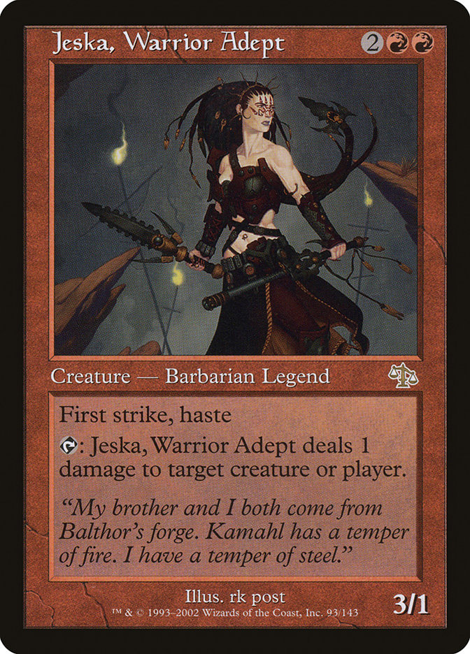 Jeska, Warrior Adept [Judgment] | Kessel Run Games Inc. 