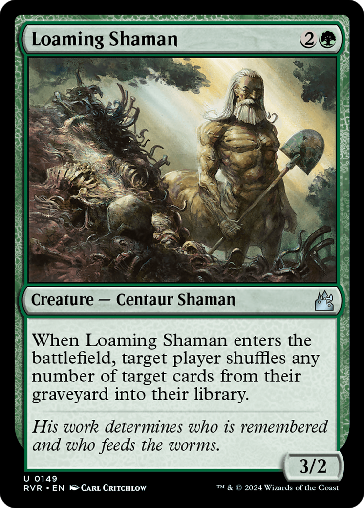 Loaming Shaman [Ravnica Remastered] | Kessel Run Games Inc. 