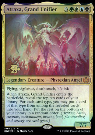 Atraxa, Grand Unifier [Phyrexia: All Will Be One Prerelease Promos] | Kessel Run Games Inc. 