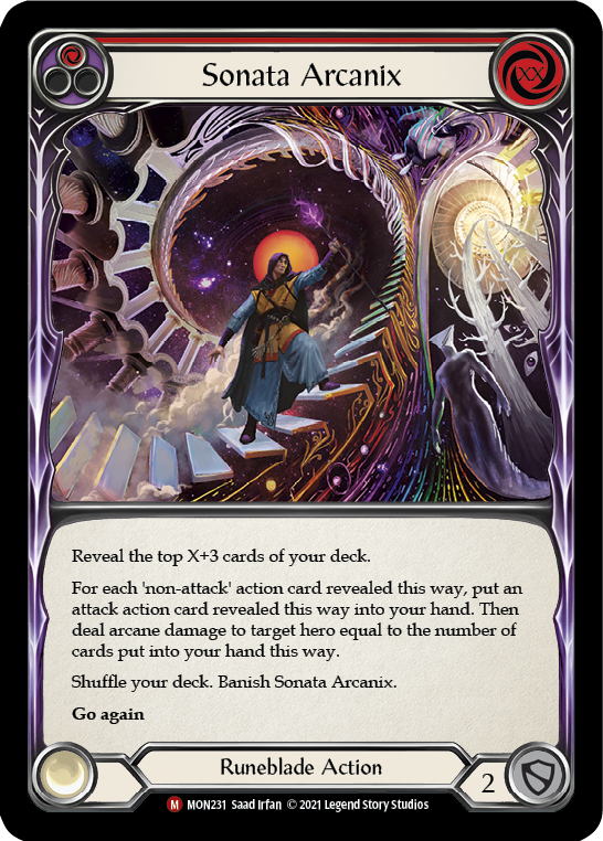 Sonata Arcanix [MON231-RF] (Monarch)  1st Edition Rainbow Foil | Kessel Run Games Inc. 