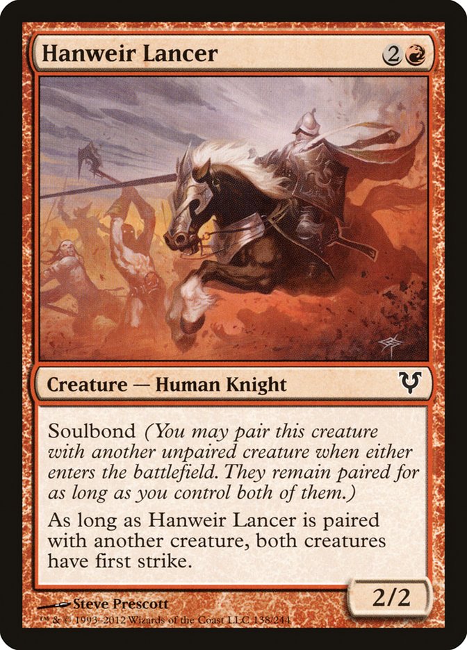 Hanweir Lancer [Avacyn Restored] | Kessel Run Games Inc. 
