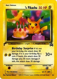 Pikachu (24) (Birthday) [Pikachu World Collection Promos] | Kessel Run Games Inc. 