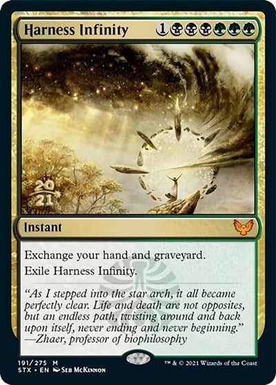 Harness Infinity [Strixhaven: School of Mages Prerelease Promos] | Kessel Run Games Inc. 