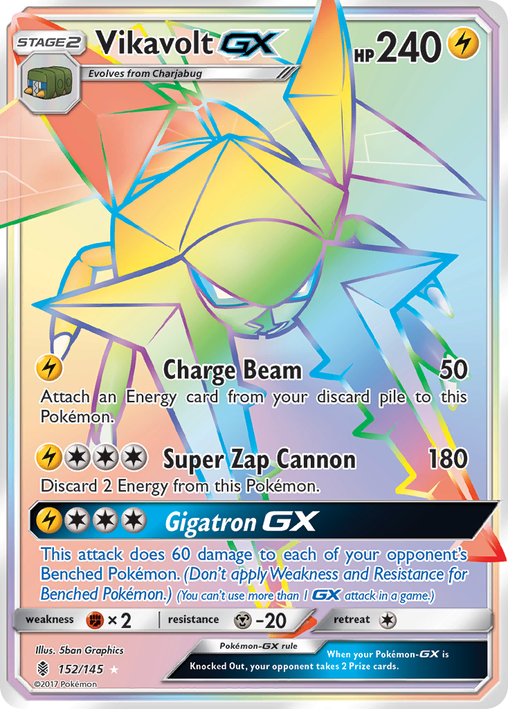 Vikavolt GX (152/145) [Sun & Moon: Guardians Rising] | Kessel Run Games Inc. 