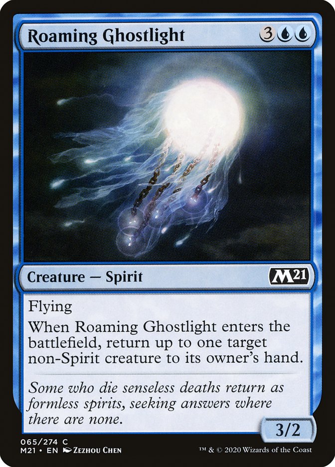 Roaming Ghostlight [Core Set 2021] | Kessel Run Games Inc. 