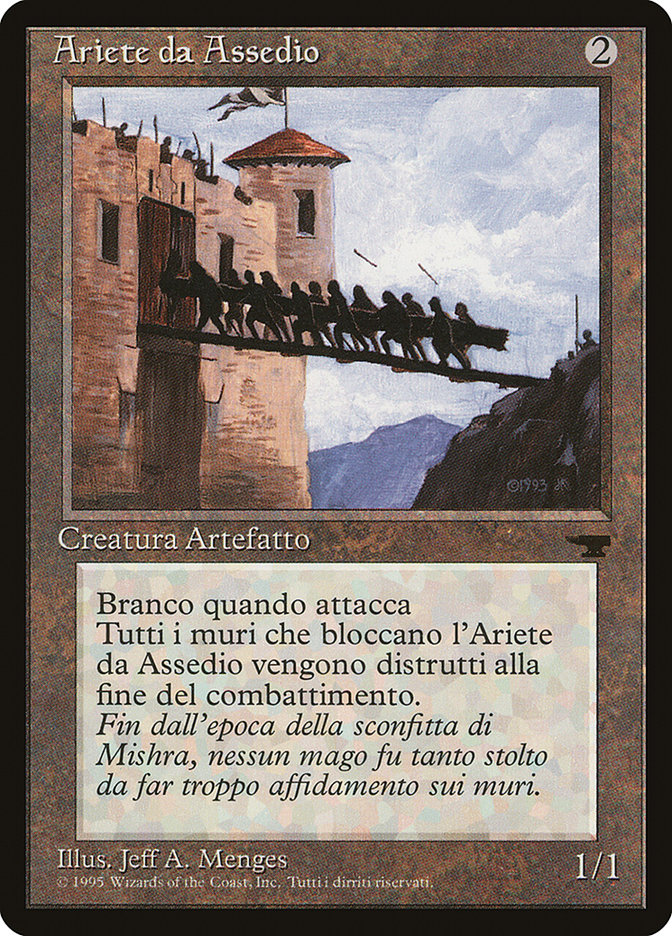 Battering Ram (Italian) - "Ariete da Assedio" [Rinascimento] | Kessel Run Games Inc. 