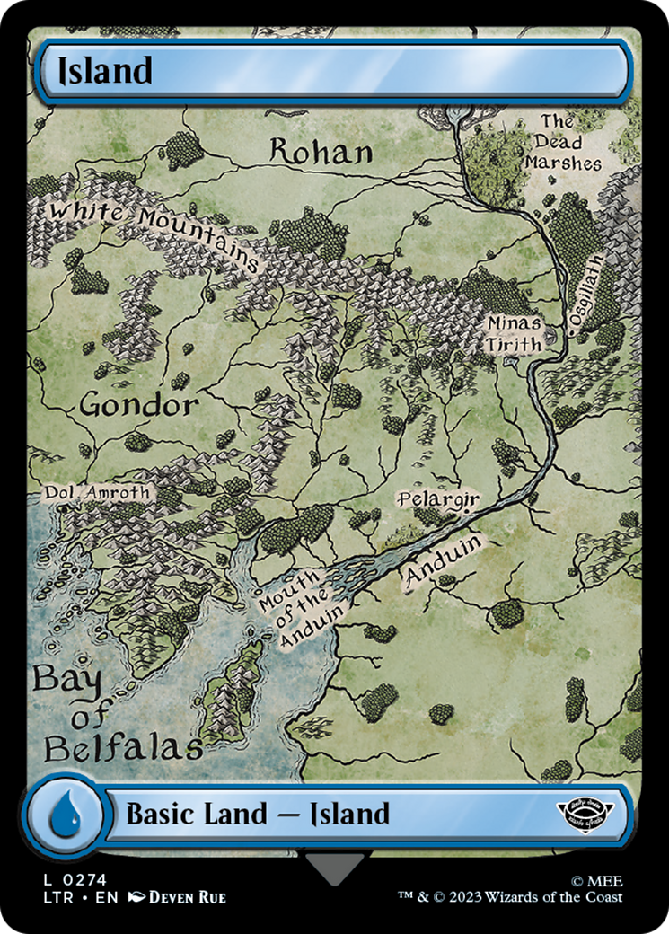 Island (274) [The Lord of the Rings: Tales of Middle-Earth] | Kessel Run Games Inc. 