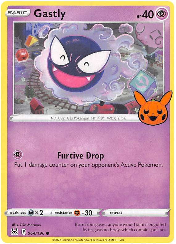 Gastly (064/196) [Trick or Trade 2023] | Kessel Run Games Inc. 