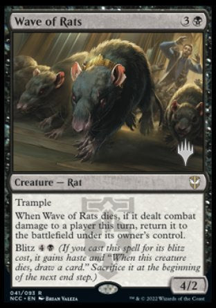 Wave of Rats (Promo Pack) [Streets of New Capenna Commander Promos] | Kessel Run Games Inc. 