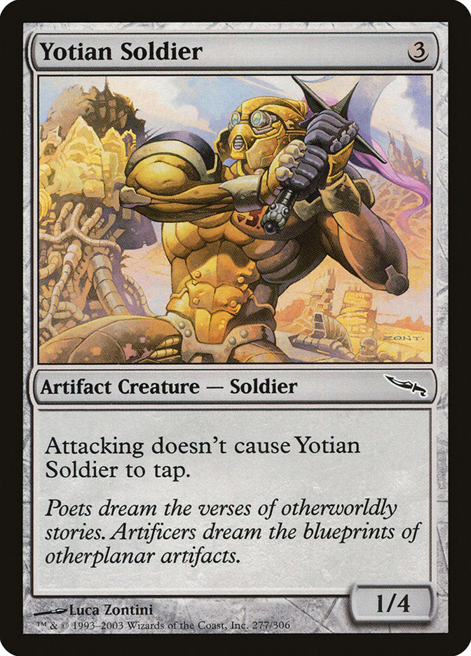 Yotian Soldier [Mirrodin] | Kessel Run Games Inc. 