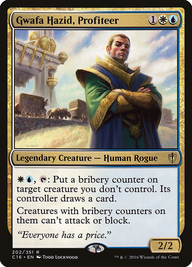 Gwafa Hazid, Profiteer [Commander 2016] | Kessel Run Games Inc. 