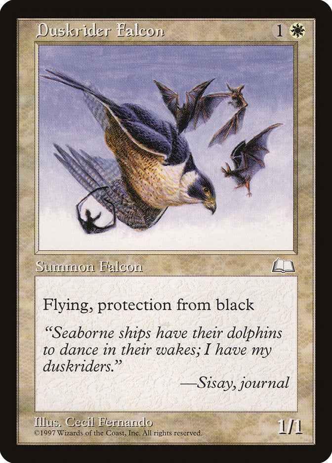 Duskrider Falcon [Weatherlight] | Kessel Run Games Inc. 