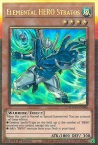 Elemental HERO Stratos (Alternate Art) [MAGO-EN004] Gold Rare | Kessel Run Games Inc. 