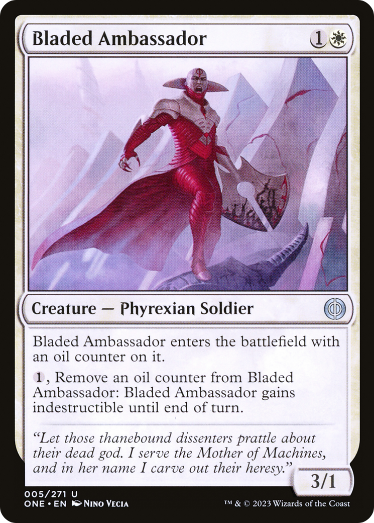 Bladed Ambassador [Phyrexia: All Will Be One] | Kessel Run Games Inc. 