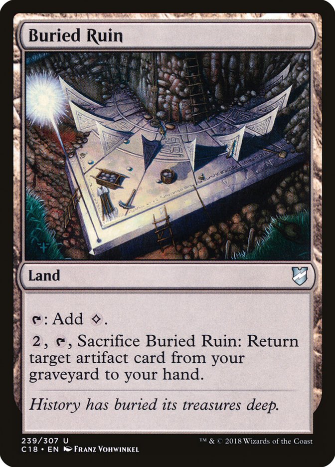Buried Ruin [Commander 2018] | Kessel Run Games Inc. 