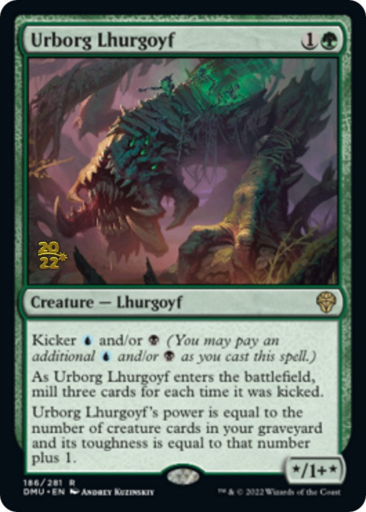 Urborg Lhurgoyf [Dominaria United Prerelease Promos] | Kessel Run Games Inc. 