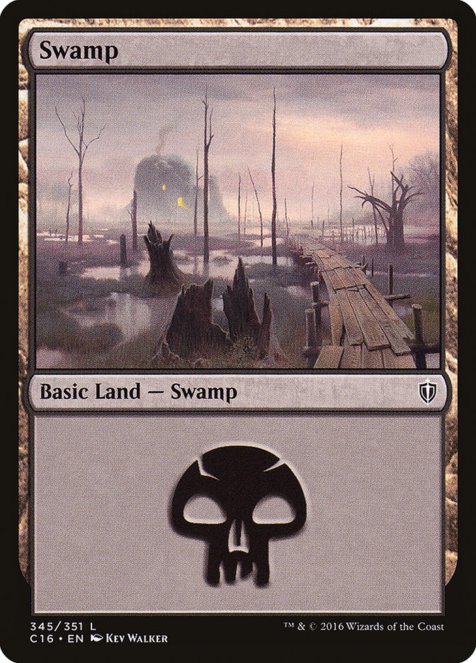 Swamp (345) [Commander 2016] | Kessel Run Games Inc. 