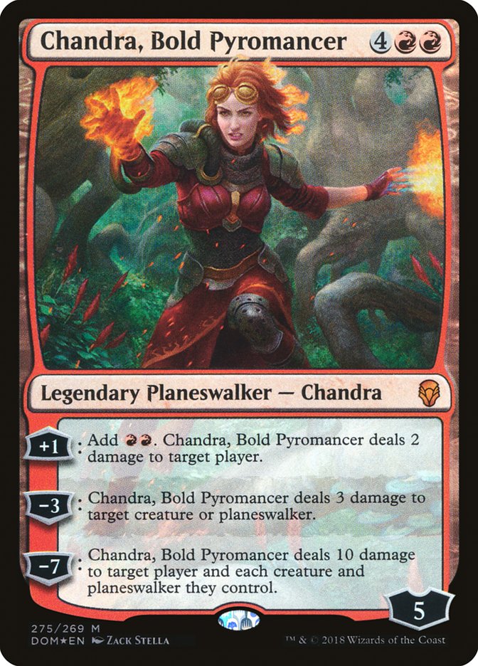 Chandra, Bold Pyromancer [Dominaria] | Kessel Run Games Inc. 