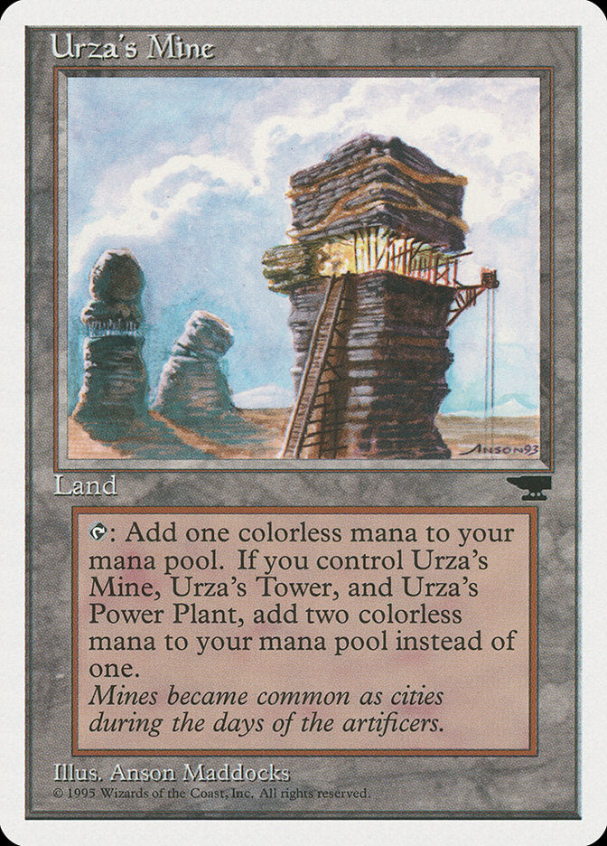 Urza's Mine (Sky Background) [Chronicles] | Kessel Run Games Inc. 