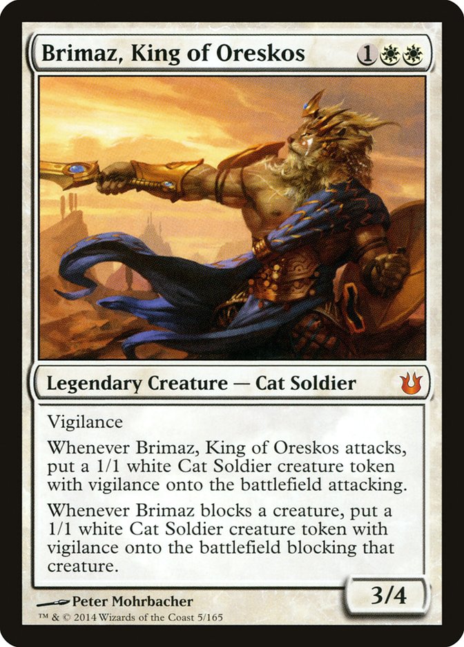 Brimaz, King of Oreskos [Born of the Gods] | Kessel Run Games Inc. 