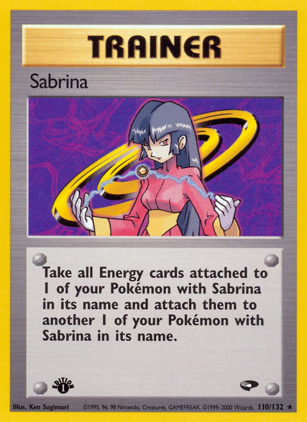 Sabrina (110/132) [Gym Challenge 1st Edition] | Kessel Run Games Inc. 