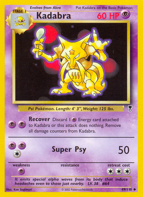 Kadabra (49/110) [Legendary Collection] | Kessel Run Games Inc. 