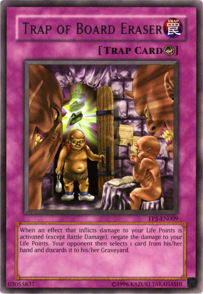 Trap of Board Eraser [TP5-EN009] Rare | Kessel Run Games Inc. 