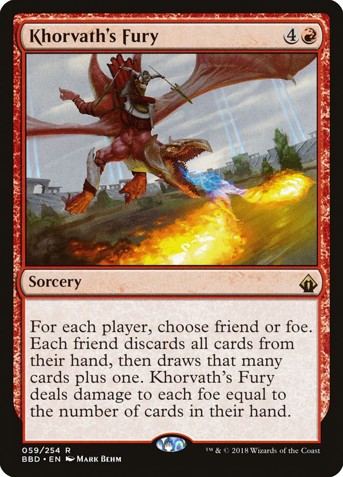 Khorvath's Fury [Battlebond] | Kessel Run Games Inc. 