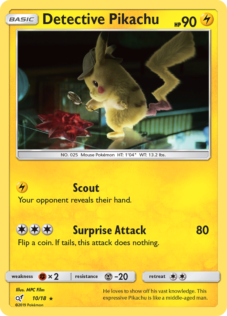 Detective Pikachu (10/18) [Sun & Moon: Detective Pikachu] | Kessel Run Games Inc. 