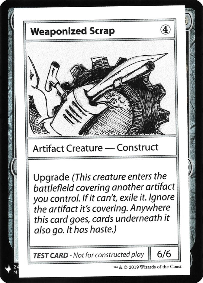 Weaponized Scrap [Mystery Booster Playtest Cards] | Kessel Run Games Inc. 