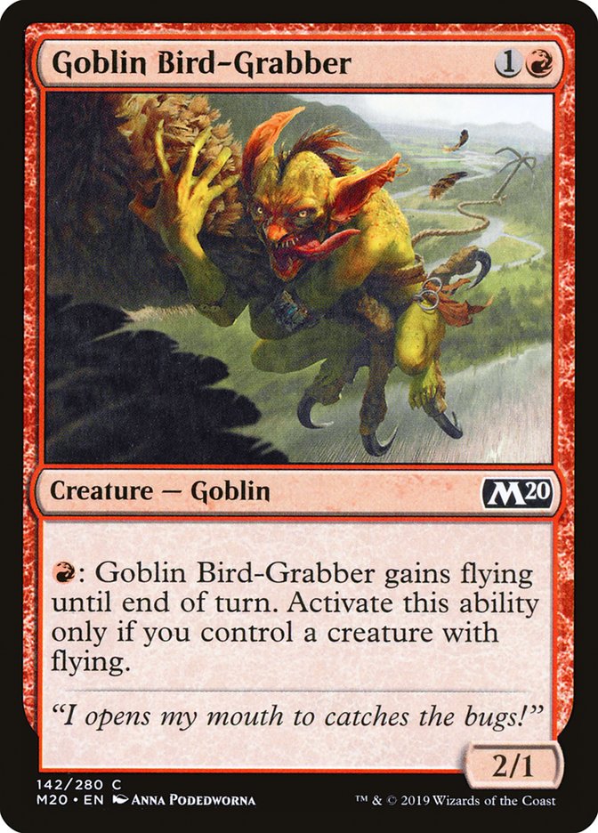 Goblin Bird-Grabber [Core Set 2020] | Kessel Run Games Inc. 