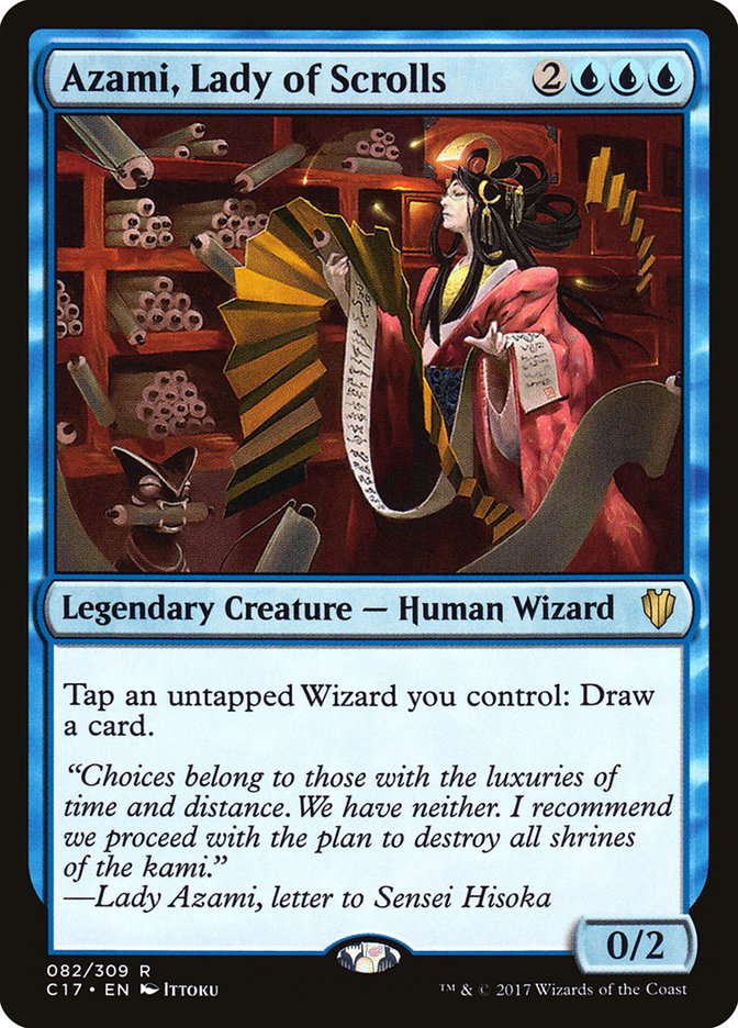 Azami, Lady of Scrolls [Commander 2017] | Kessel Run Games Inc. 