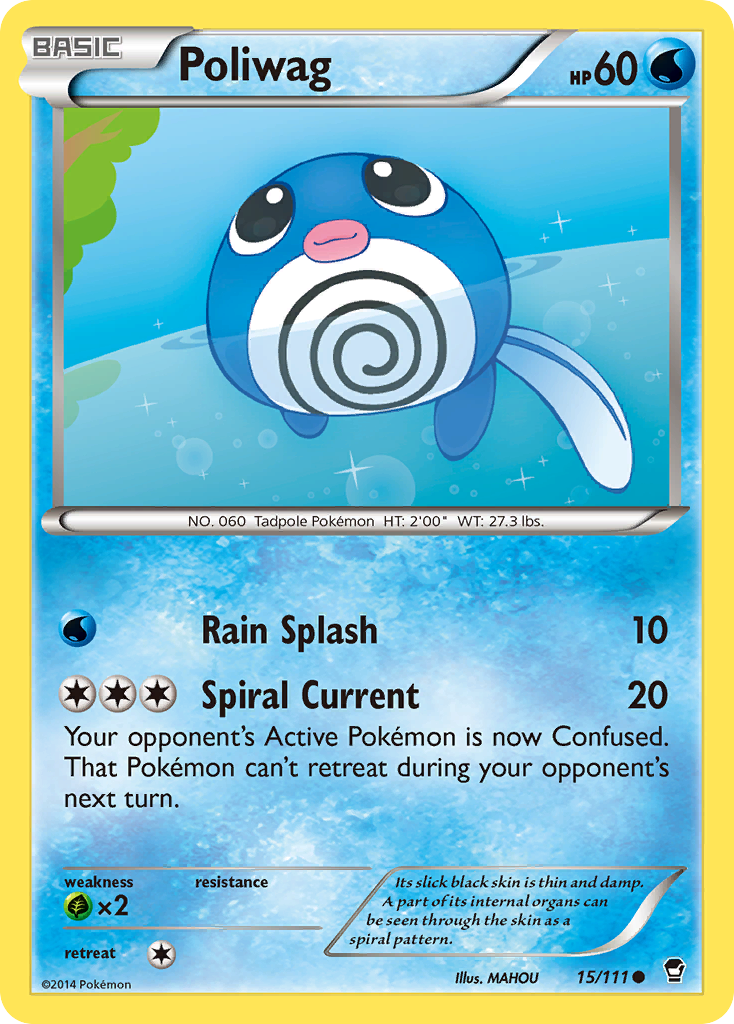 Poliwag (15/111) [XY: Furious Fists] | Kessel Run Games Inc. 