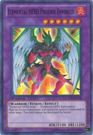 Elemental HERO Phoenix Enforcer [LCGX-EN138] Super Rare | Kessel Run Games Inc. 