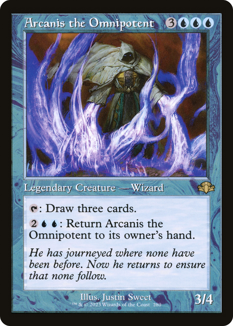 Arcanis the Omnipotent (Retro) [Dominaria Remastered] | Kessel Run Games Inc. 