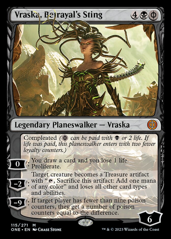 Vraska, Betrayal's Sting [Phyrexia: All Will Be One] | Kessel Run Games Inc. 