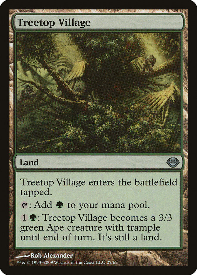 Treetop Village [Duel Decks: Garruk vs. Liliana] | Kessel Run Games Inc. 