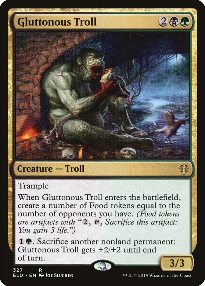 Gluttonous Troll [Throne of Eldraine] | Kessel Run Games Inc. 