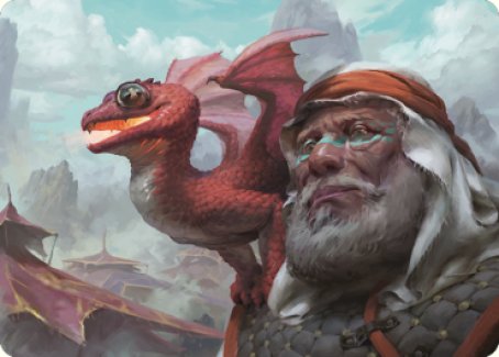 Dragon Whelp Art Card [Dominaria United Art Series] | Kessel Run Games Inc. 