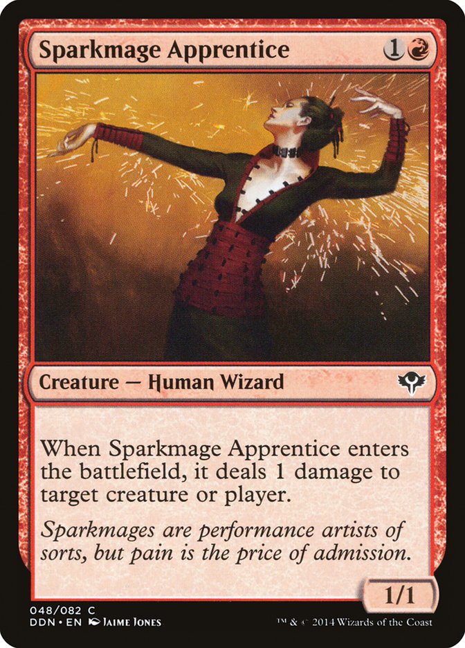 Sparkmage Apprentice [Duel Decks: Speed vs. Cunning] | Kessel Run Games Inc. 