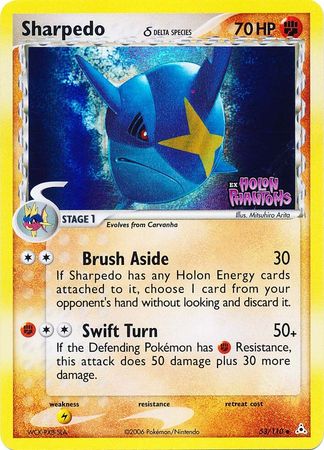 Sharpedo (53/110) (Delta Species) (Stamped) [EX: Holon Phantoms] | Kessel Run Games Inc. 