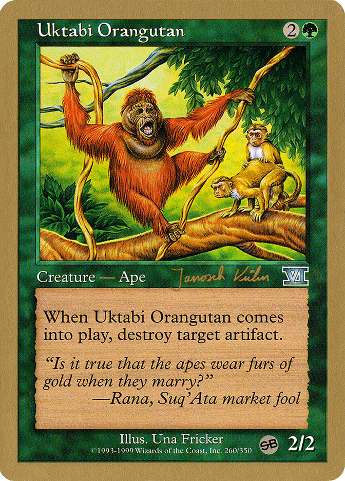 Uktabi Orangutan (Janosch Kuhn) (SB) [World Championship Decks 2000] | Kessel Run Games Inc. 