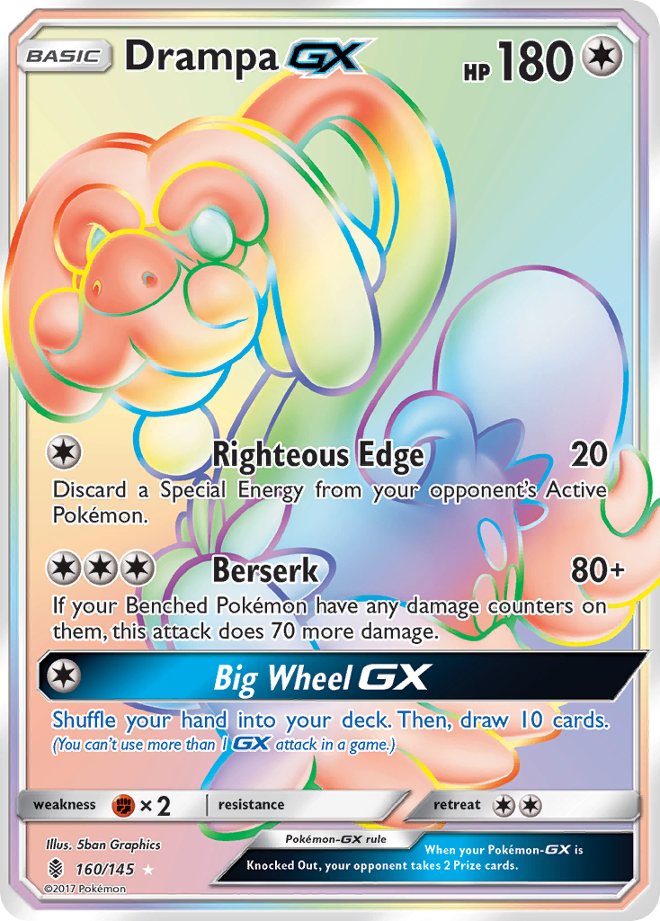 Drampa GX (160/145) [Sun & Moon: Guardians Rising] | Kessel Run Games Inc. 