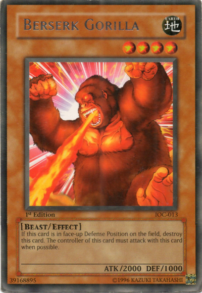 Berserk Gorilla [IOC-013] Rare | Kessel Run Games Inc. 